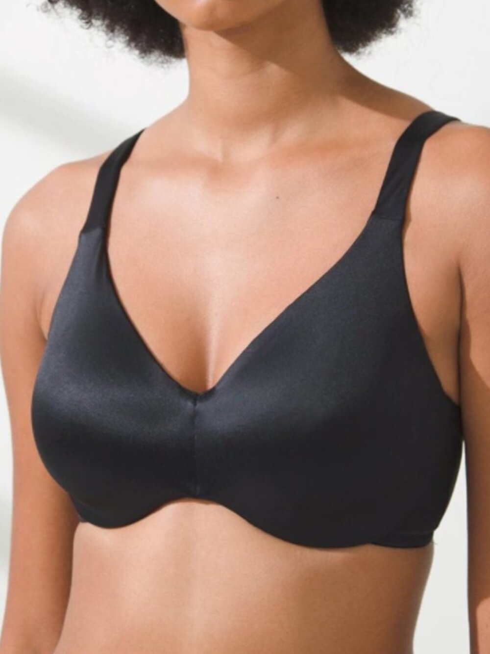 Soma Sensuous Sides 1 Inch Minimizer Bra Black Size 38D